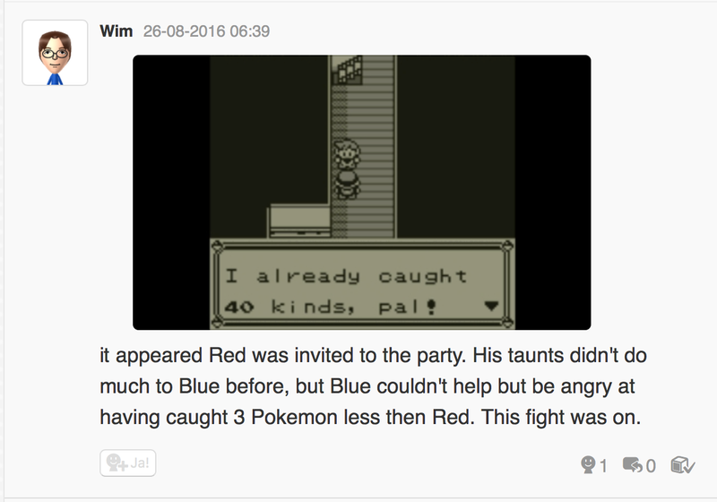 Illustration for article titled Let's play Pokemon Blue, Miiverse style part 4